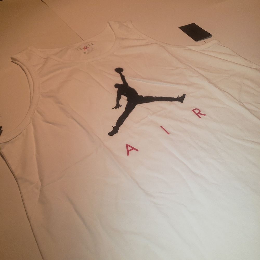 Jordan Mens Jumpman Tank Top White - Picture 4 of 16